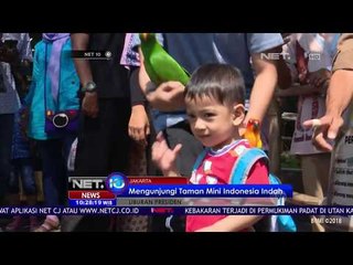 Presiden Jokowi Mengajak Cucunya ke TMII - NET 10