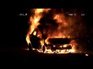 Sebuah Mobil Terbakar di Tol Jagorawi - NET24