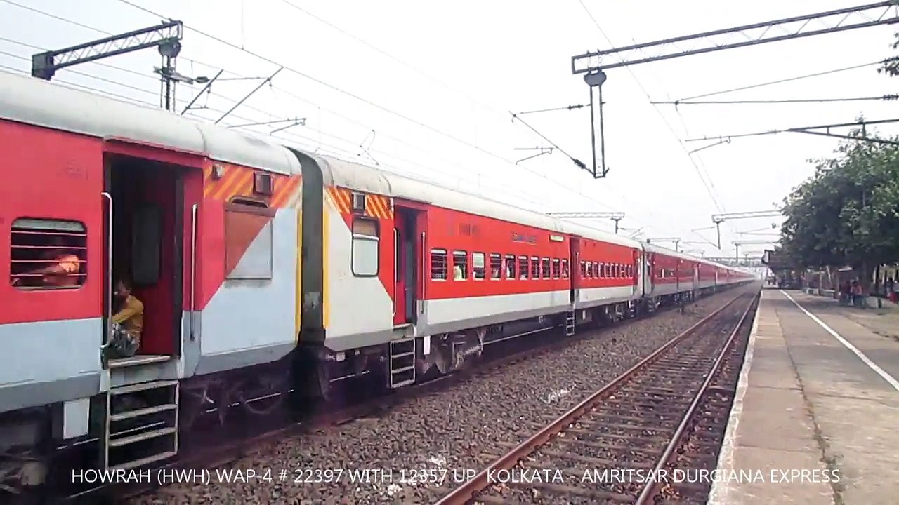 WAP-4 ACCELERATION WITH KOLKATA - AMRITSAR DURGIANA EXPRESS