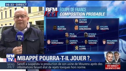 La composition probable des Bleus pour la demi-finale France-Belgique