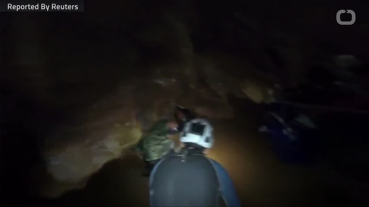 Witness: Four More Boys Brought Out Of Cave Monday