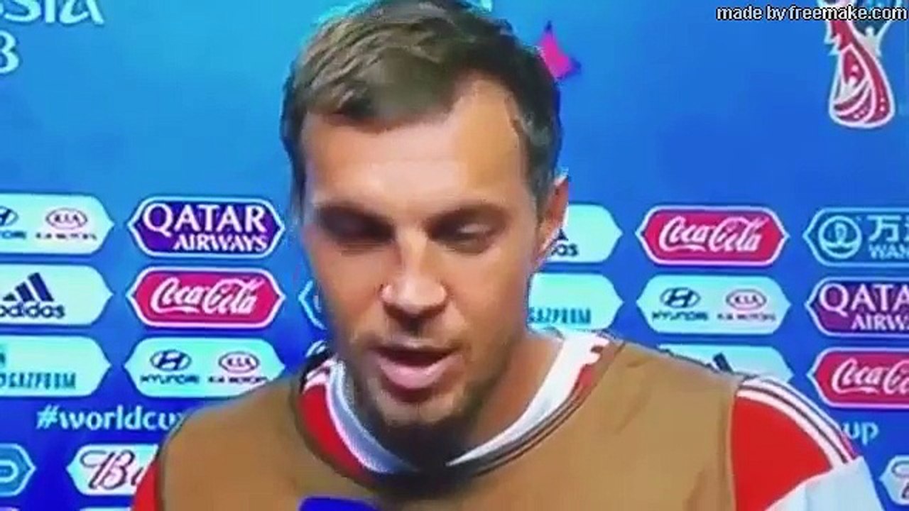 ДЗЮБА ПЛАЧЕТ НА ИНТЕРВЬЮ ПОСЛЕ МАТЧА РОССИЯ - ХОРВАТИЯ
