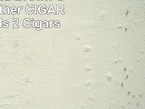 Visol Legend Brown Genuine Leather CIGAR Case  Holds 2 Cigars