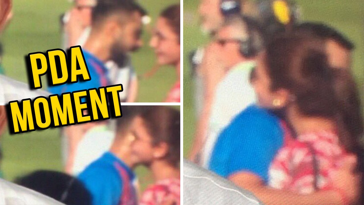 Anushka Sharma Passionately Hugs Husband Virat...