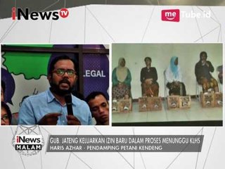 Haris A : Gub. Jateng keluarkan izin baru dalam proses menunggu KLHS - iNews Malam 20/03