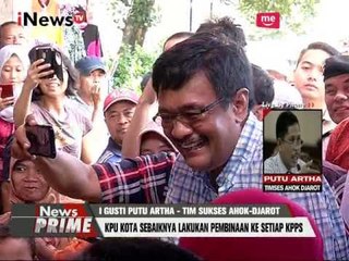 Putu Artha : KPU Kota Sebaiknya Lakukan Pembinaan ke Setiap KPPS Part 06 - iNews Prime 21/03