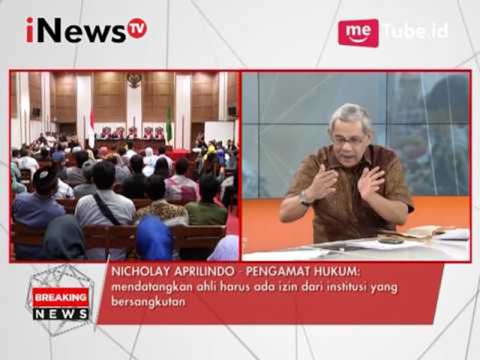 Mendatangkan ahli harus ada izin dari Institusi yang bersangkutan - iNews Breaking News 21/03