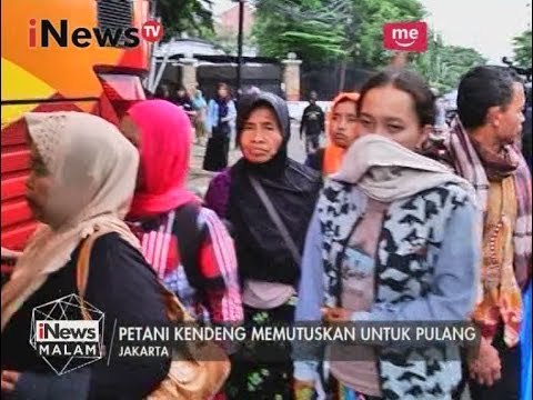 Warga kendeng memutuskan pulang setelah bertemu pihak presiden - iNews Malam 20/03