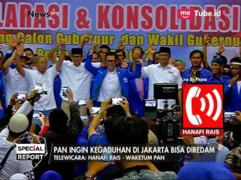 Hanafi Rais : DPP PAN Putuskan Dukung Anies - Sandi - Special Report 22/03