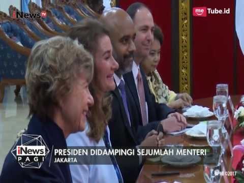 Kamis Kemaren, Presiden Jokowi Sambut Kedatangan Melinda Gates ke Indonesia - iNews Pagi 24/03