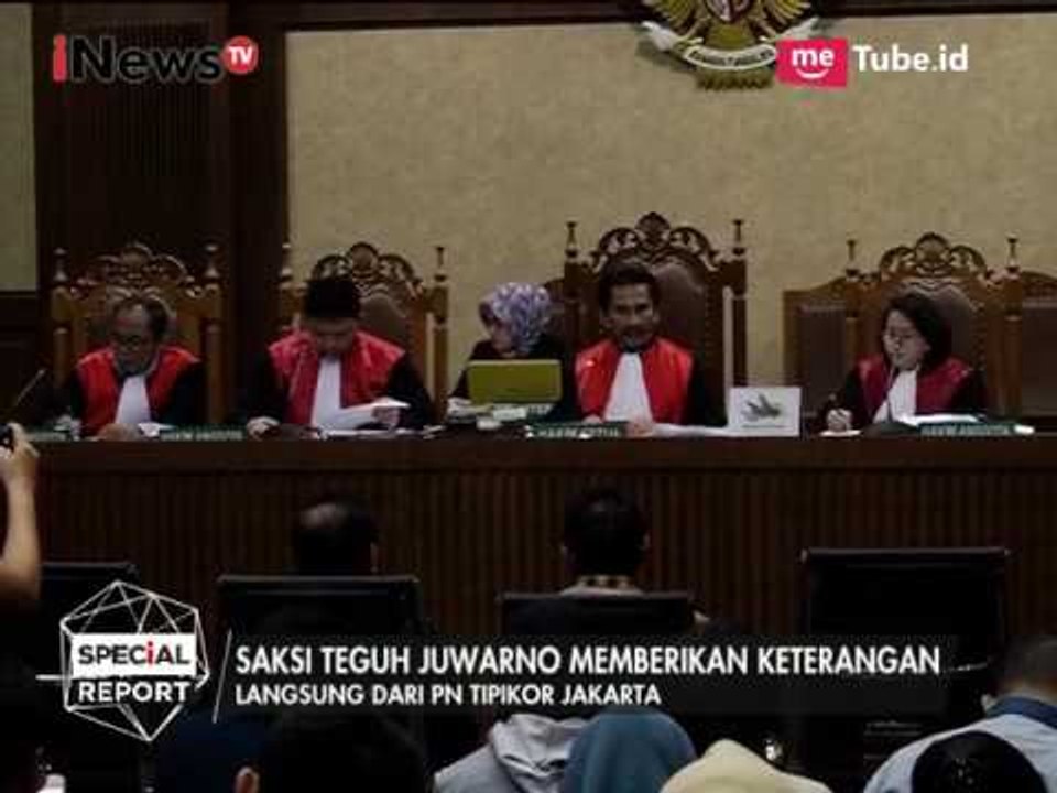 Saksi Teguh Juwarno Memberikan Keterangan Dalam Sidang E-KTP - Special Report 23/03