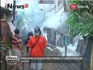 Pengasapan dilakukan partai Perindo dilokasi rawan DBD - iNews Siang 25/03