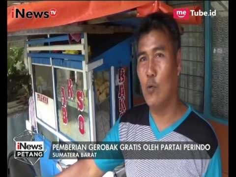 Untuk Membantu Perekonomian Masyarakat, Partai Perindo Berikan Gerobak Gratis - iNews Petang 28/03