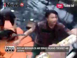 Video amatir bocah tenggelam di sungai - iNews Pagi 29/03