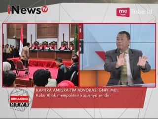 Kubu Ahok mempolitisir kasusnya sendiri - iNews Breaking News 29/03