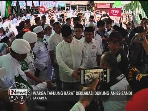 Warga Tanjung Barat deklarasi dukung Anies-Sandi - iNews Pagi 29/03