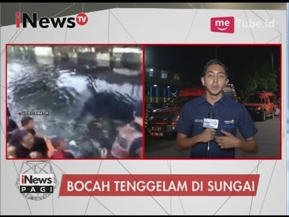 Live Report : Belom membuahkan hasil pencarian bocah tenggal disungai - iNews Pagi 29/03
