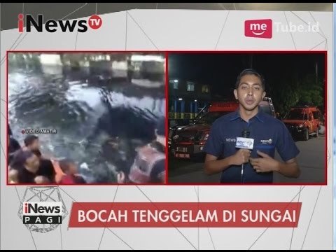 Live Report : Belom membuahkan hasil pencarian bocah tenggal disungai - iNews Pagi 29/03