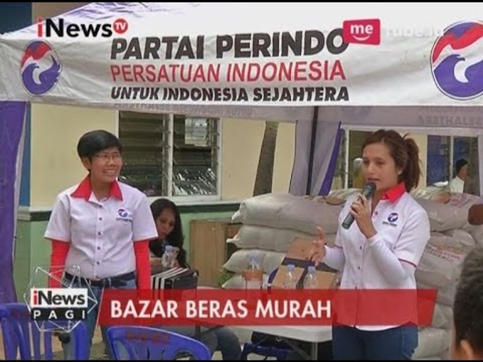 Kartini Perindo Gelar Bazar Sembako Murah di Kebon Jeruk Jakbar - iNews Pagi 03/04