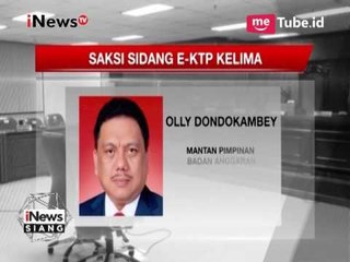 Berikut Profil Saksi Pada Sidang E-KTP yang Kelima - iNews Siang 03/04