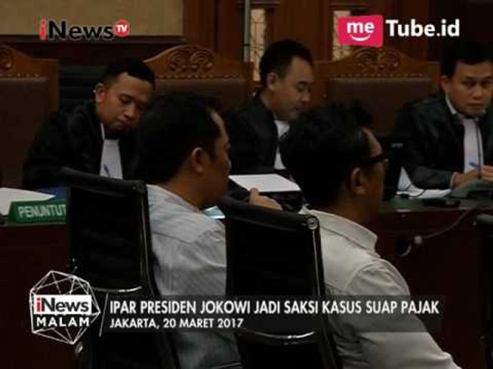 Sidang Dugaan Korupsi Suap Pajak Menghadirkan Adik Ipar Jokowi Sebagai Saksi - iNews Malam 03/04