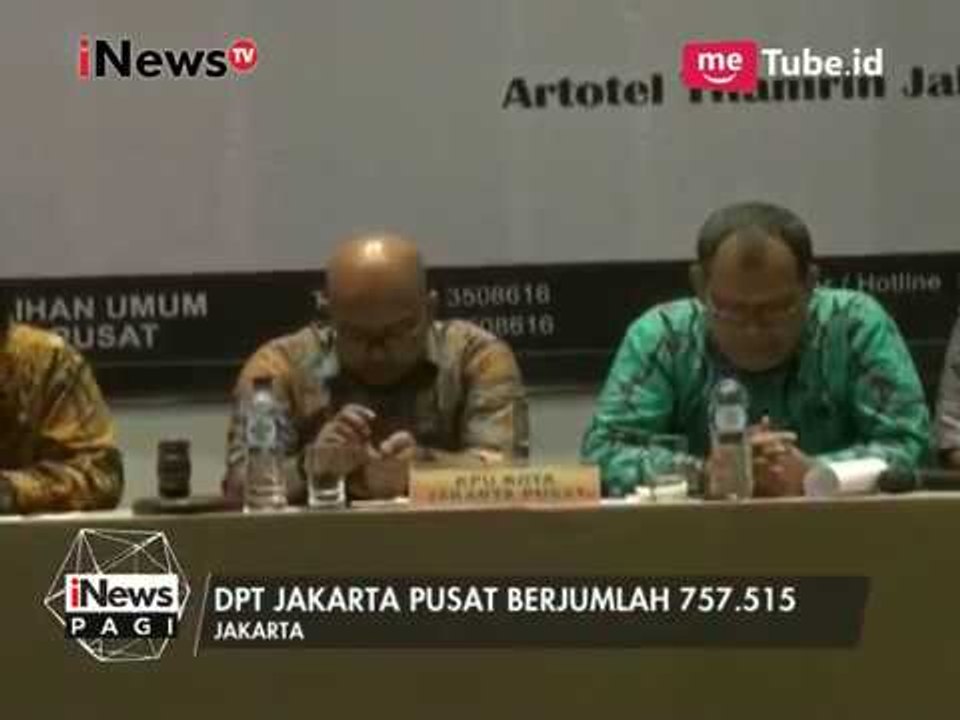 KPUD Jakpus Menetapkan Daftar Pemilih Tetap Untuk Pilkada DKI Putaran 2 - iNews Pagi 05/04