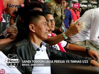 Sandi Berikan Motivasi Kepada Mahasiswa dan Menonton Laga Persija VS Timnas U22 - iNews Pagi 06/04