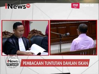 Dahlan Iskan didenda Rp 750 juta Subsider 6 bulan kurungan - iNews Petang 07/04