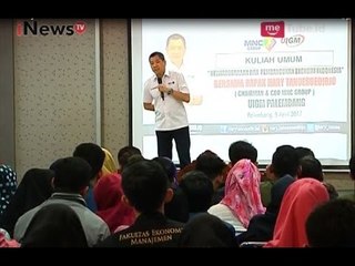 HT Berikan Kuliah Umum di UIGM Palembang - iNews Siang 08/04