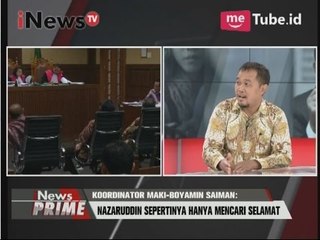 Kasus korupsi E-KTP Nazaruddin sepertinya hanya mencari selamat - iNews Prime 06/04