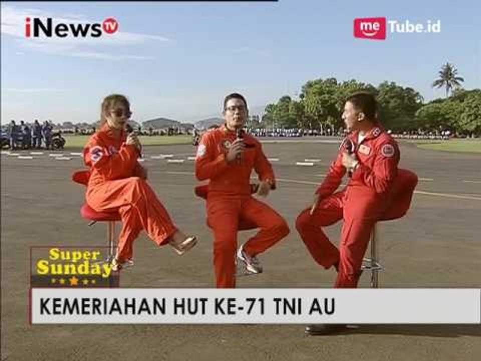 Atraksi Pesawat Jupiter Aerobatik Tim Sambut HUT TNI AU ke 71 - iNews Pagi Super Sunday 09/04
