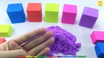 Learn Colors With Bad Baby Truck Car Surprise Toys Kinetic Sand - Learning Colours For Children