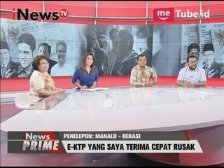 Telewicara : E-KTP yang saya terima cepat rusak - iNews Prime 06/04