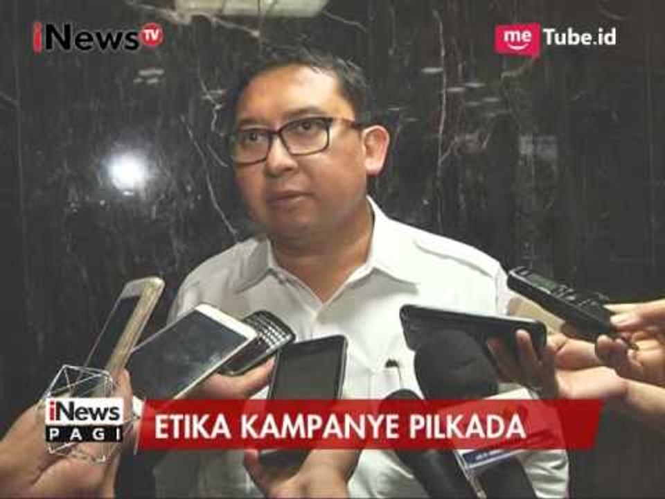 Fadli Zon & Fahri Hamzah Mengecam Video Kampanye Ahok-Djarot - iNews Pagi 11/04