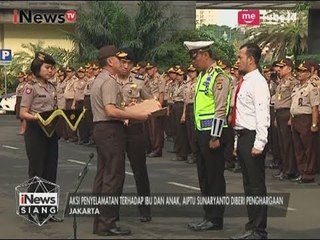 Aiptu Sunaryanto Diberi Penghargaan Dari Kapolda Terkait Aksi Penyelamatannya - iNews Siang 12/04