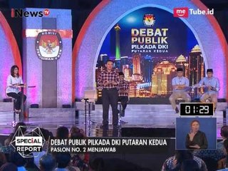 Ahok : Mengenai Dana APBD, Sangat Diperlukan Transparansi - Debat Putaran II 12/04