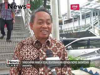 Berikut tanggapan warga soal penyerangan kepada Novel Baswedan - iNews Siang 13/04