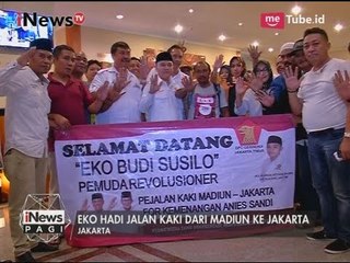 Anies Apresiasi yang Dilakukan Eko Budi Saat Berjalan Kaki Dari Madiun ke Jakarta - iNews Pagi 08/05