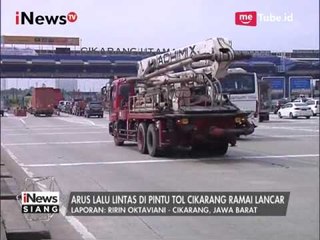Libur Panjang, Tol Cikarang Utama Masih Terlihat Lancar & Normal - iNews Siang 15/04