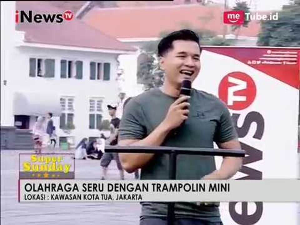 Olahraga Seru Dengan Trampolin Mini Part 02 - iNews Pagi Super Sunday 16/04