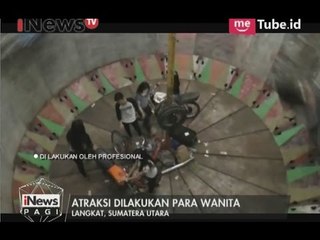 Atraksi tong setan membuat tegang penonton - iNews Pagi 17/04