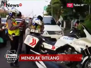 Enggan Ditilang, 2 Orang Debt Collector Bersitegang Dengan Polisi - iNews Malam 18/04