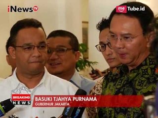 Pertemuan Ahok dan Anies di Balai Kota, Untuk Wujudkan Kartu Jakarta Lansia - Breaking News 20/04