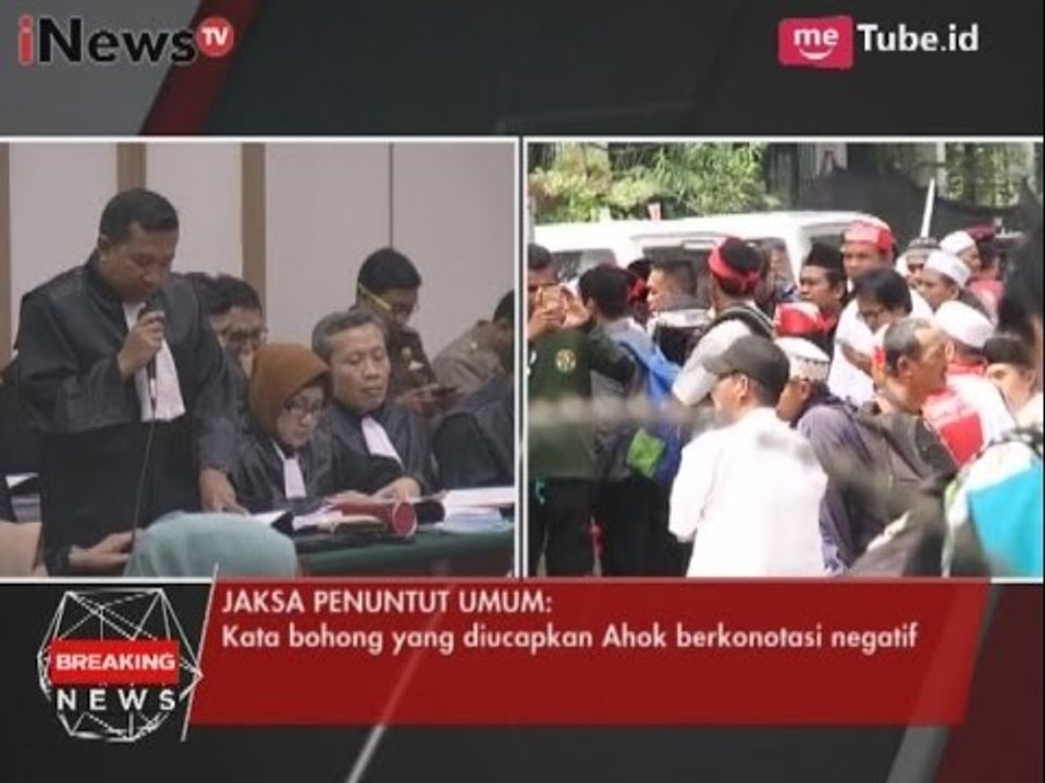 Pembacaan Tuntutan JPU Untuk Ahok (Part 4) - Breaking News 20/04