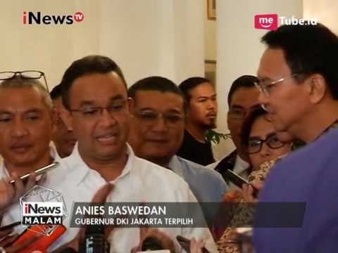 Anies Baswedan Bertemu Ahok Bahas RAPBD 2018 - iNews Malam 20/04