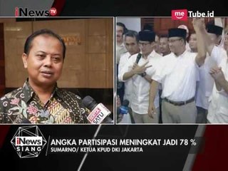 Rekapitulasi Perhitungan Sementara Telah Selesai Dilakukan KPUD Jakarta - iNews Siang 21/04