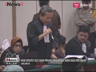 Download Video: Ahok Dituntun 1 Tahun Penjara Dalam Kasus Penistaan Agama - iNews Malam 20/04