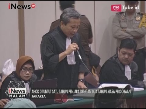 Ahok Dituntun 1 Tahun Penjara Dalam Kasus Penistaan Agama - iNews Malam 20/04
