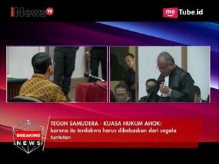Karena Tak Terbukti Bersalah, Terdakwa Harus Dibebaskan Dari Tuntutan - Breaking Sidang Ahok 25/04