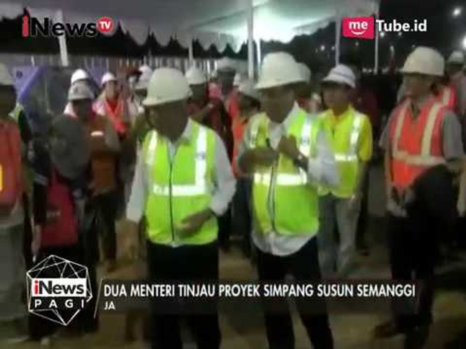 Menhub & Menteri PUPR Tinjau Langsung Pembangunan Simpang Susun Semanggi - iNews Pagi 26/04